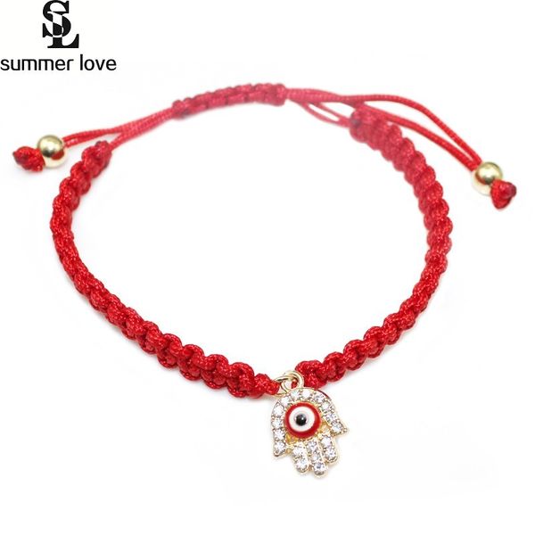 wholesale- 2017 hamasa hand crystal red eye bracelet men women lucky turkish braided thread charm bracelets jewelry handmade for women, Golden;silver
wholesale- 2017 hamasa hand crystal red eye bracelet men women lucky turkish braided thread charm bracelets jewelry handmade for women, Golden;silver