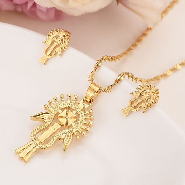 new real 9k yellow solid gold filled music guitar hobbyist pendant earrings statement necklace jewelry sets party romantic fine gift, Silver
new real 9k yellow solid gold filled music guitar hobbyist pendant earrings statement necklace jewelry sets party romantic fine gift, Silver