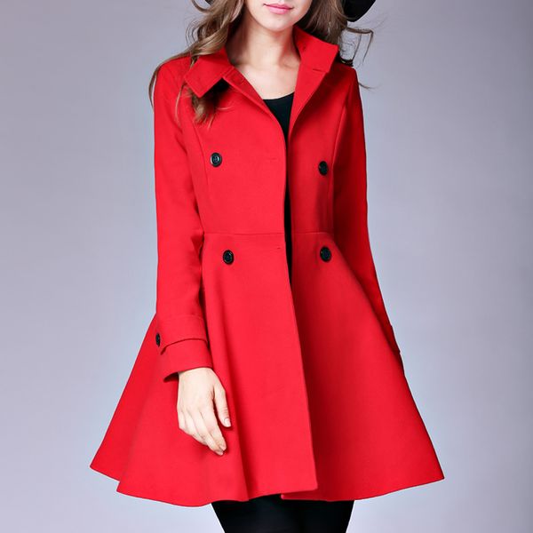 elegant woman's coat fashion long manteau femme lapel collar long sleeve lapel collar fashion female outwear red camel coat, Black
elegant woman's coat fashion long manteau femme lapel collar long sleeve lapel collar fashion female outwear red camel coat, Black