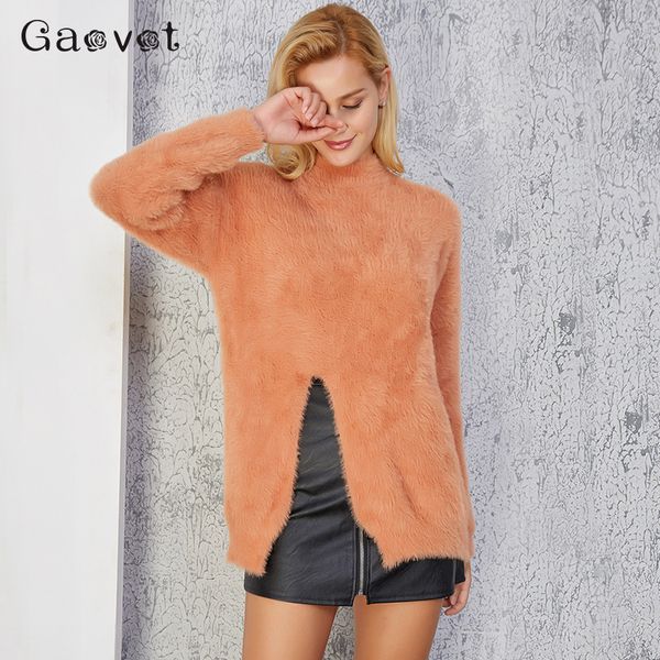 gaovot split turtleneck long sweater women 2018 winter autumn warm jumper casual loose knitting black white pullover female, White;black
gaovot split turtleneck long sweater women 2018 winter autumn warm jumper casual loose knitting black white pullover female, White;black