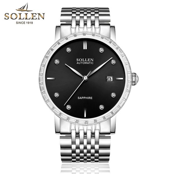 sollen 9007 new listing high-end business men's watch automatic mechanical watch gift quality high-quality luxury clock 30, Slivery;brown
sollen 9007 new listing high-end business men's watch automatic mechanical watch gift quality high-quality luxury clock 30, Slivery;brown