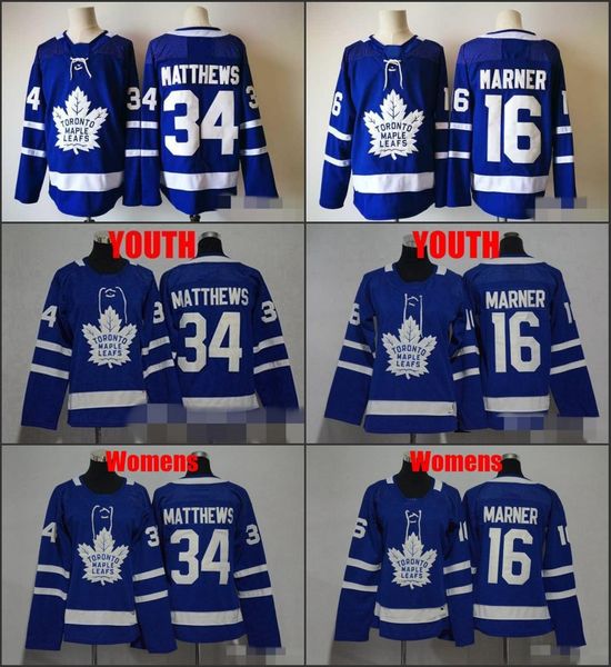 2018 new womens toronto maple leafs 34 auston matthews 16 mitchell marner hockey jerseys ladies stitched girls jersey, Black;red
2018 new womens toronto maple leafs 34 auston matthews 16 mitchell marner hockey jerseys ladies stitched girls jersey, Black;red
