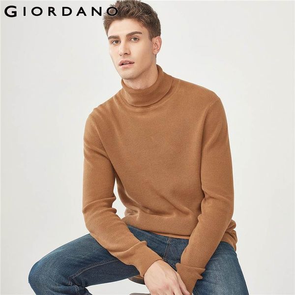 giordano men sweater men combed cotton turtleneck pullover sweater high neck ribbed cuffs smooth sueter hombre for winter male, White;black
giordano men sweater men combed cotton turtleneck pullover sweater high neck ribbed cuffs smooth sueter hombre for winter male, White;black
