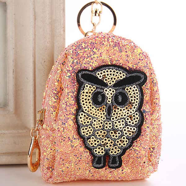 cute owl keychain glitter pompom sequins key ring gifts llaveros mujer charms bag accessories key chain mini coin purse, Silver
cute owl keychain glitter pompom sequins key ring gifts llaveros mujer charms bag accessories key chain mini coin purse, Silver
