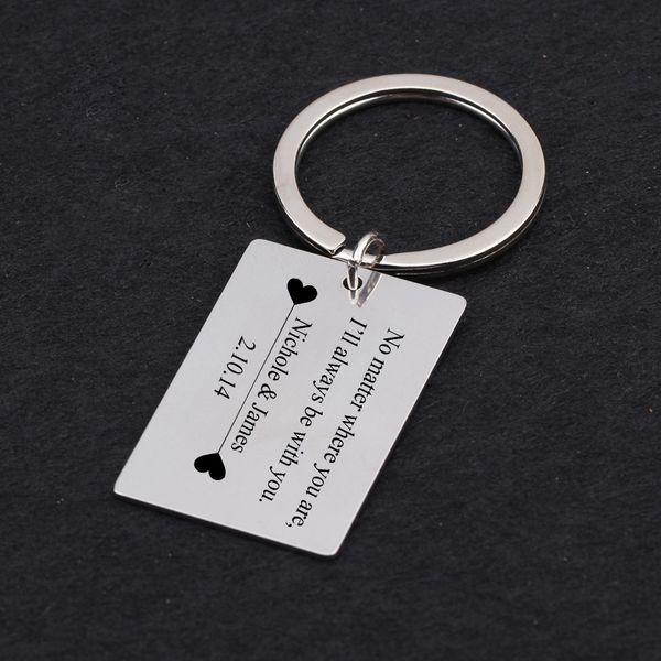 name date customization, special date,anniversary fashion keyring gifts laser engraved keychain couples family keyring lover's, Silver
name date customization, special date,anniversary fashion keyring gifts laser engraved keychain couples family keyring lover's, Silver