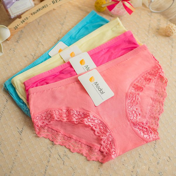 modal cotton high elasticity ms briefs underwear lace women girls lady underpants knickers panty l,xl,xxl wholesale price, Black;pink
modal cotton high elasticity ms briefs underwear lace women girls lady underpants knickers panty l,xl,xxl wholesale price, Black;pink