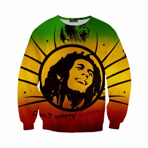 fashion reggae star bob marley 3d print sweats fashion clothing women men sweatshirt casual pullovers k213, Black
fashion reggae star bob marley 3d print sweats fashion clothing women men sweatshirt casual pullovers k213, Black