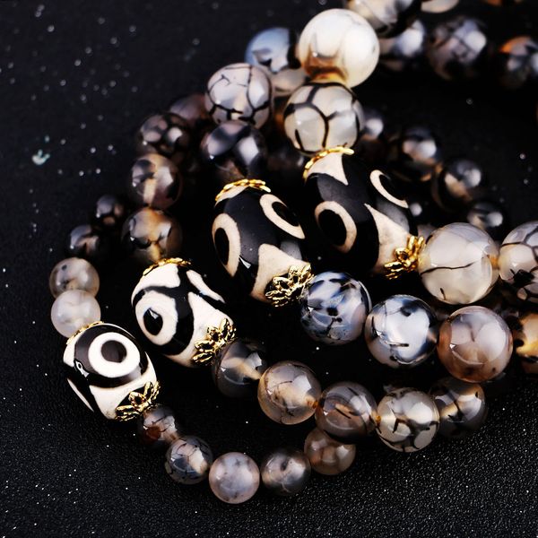 couple bracelet men's jewelry agate bracelet chinese style dzi beads longan retro natural crystal love gift chalcedony, Golden;silver
couple bracelet men's jewelry agate bracelet chinese style dzi beads longan retro natural crystal love gift chalcedony, Golden;silver