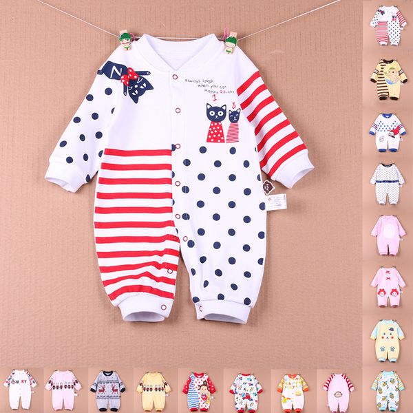 new children pajamas baby rompers newborn baby clothes long sleeve underwear cotton costume boys girls autumn winter rompers, Blue
new children pajamas baby rompers newborn baby clothes long sleeve underwear cotton costume boys girls autumn winter rompers, Blue