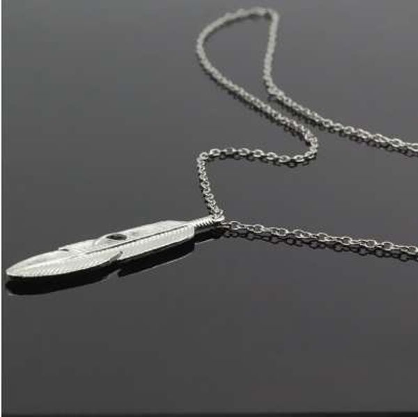 x155 fashion feather pendant necklaces bohemian style leaf long necklaces for women maxi sweater accessories ing, Silver
x155 fashion feather pendant necklaces bohemian style leaf long necklaces for women maxi sweater accessories ing, Silver