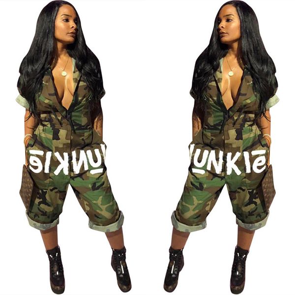 America Independence Day Camo Calf-Length Jumpsuit Women Casual Loose 3/4 Sleeve Zipper Pocket Deep V-neck Camouflage Romper Summer Spring
America Independence Day Camo Calf-Length Jumpsuit Women Casual Loose 3/4 Sleeve Zipper Pocket Deep V-neck Camouflage Romper Summer Spring