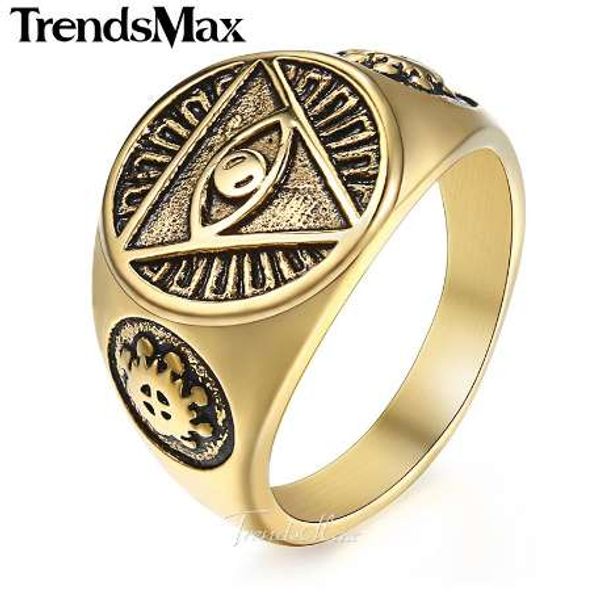 trendsmax ring for men 316l stainless steel gold silver color illuminati pyramid eye ring hip hop jewelry accessories hr365
trendsmax ring for men 316l stainless steel gold silver color illuminati pyramid eye ring hip hop jewelry accessories hr365