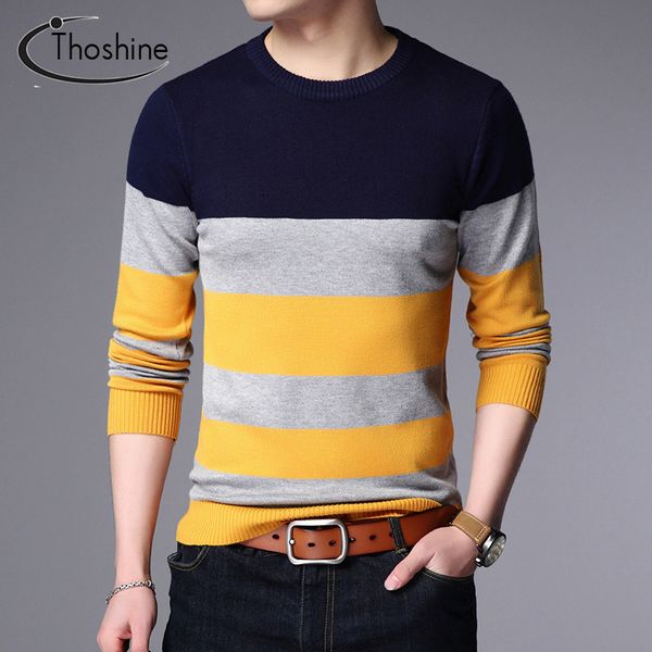 thoshine brand spring autumn style men knitted striped sweaters o-neck patchwork male casual pullovers fashion outerwear jumpers, White;black
thoshine brand spring autumn style men knitted striped sweaters o-neck patchwork male casual pullovers fashion outerwear jumpers, White;black