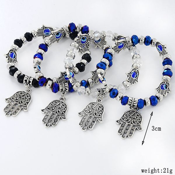 bead charm bracelet jewelry fatima palm evil eye acrylic bead bracelets bangles women and men vintage jewelry wholesale dhl, Golden;silver
bead charm bracelet jewelry fatima palm evil eye acrylic bead bracelets bangles women and men vintage jewelry wholesale dhl, Golden;silver