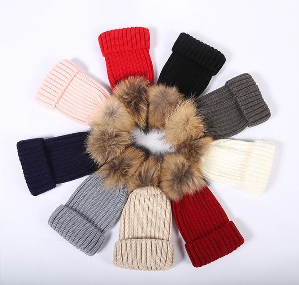 wholesale fur pom poms knitted hat ball beanies winter hat for women girl 's wool hat cotton skullies female cap, Blue;gray
wholesale fur pom poms knitted hat ball beanies winter hat for women girl 's wool hat cotton skullies female cap, Blue;gray