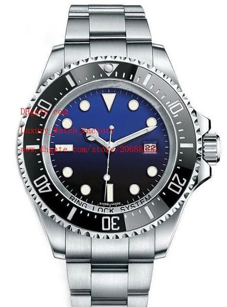 luxury 44mm ceramic bezel stainless steel d-blue seadweller limited 116660 automatic mechanical mens watch watches, Slivery;brown
luxury 44mm ceramic bezel stainless steel d-blue seadweller limited 116660 automatic mechanical mens watch watches, Slivery;brown
