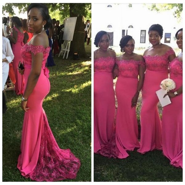 2019 long lace bridesmaid dresses off shoulder appliques mermaid maid of honor wedding guest dress women wear formal party dresses custom, White;pink
2019 long lace bridesmaid dresses off shoulder appliques mermaid maid of honor wedding guest dress women wear formal party dresses custom, White;pink