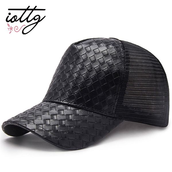 new fashion pu black baseball cap men women mesh hats fall leather trucker cap casquette snapback hats, Blue;gray
new fashion pu black baseball cap men women mesh hats fall leather trucker cap casquette snapback hats, Blue;gray