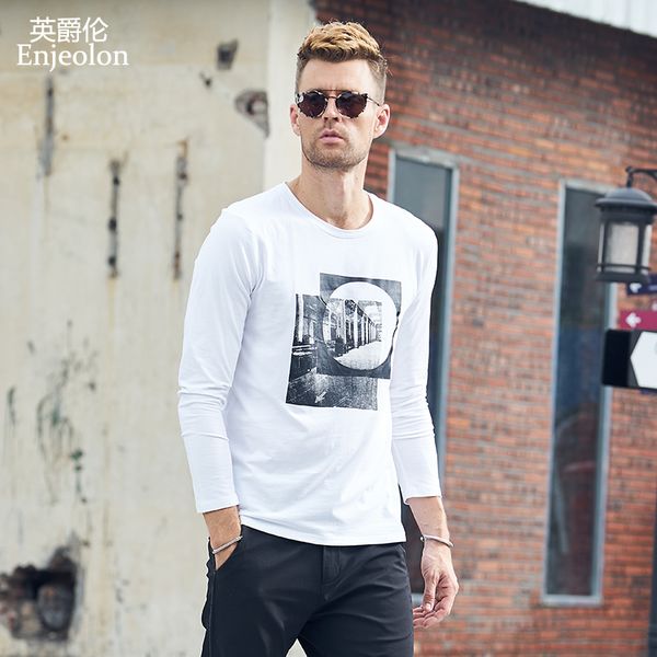 enjeolon brand new o neck long sleeve t shirt men cotton 3 color printing fashion t shirt for men tee rst8092-1, White;black
enjeolon brand new o neck long sleeve t shirt men cotton 3 color printing fashion t shirt for men tee rst8092-1, White;black