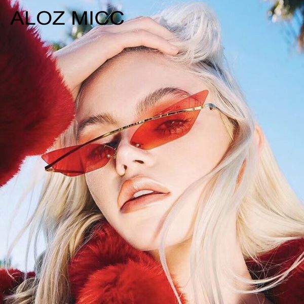 aloz micc new fashion cat eye sunglasses women brand designer vintage rimless sun glasses female small frame retro eyeglasses uv400a633, White;black
aloz micc new fashion cat eye sunglasses women brand designer vintage rimless sun glasses female small frame retro eyeglasses uv400a633, White;black