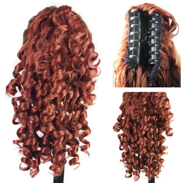 hairpiece female curly hair clip ponytail long ponytail hair ring hair accessories periwig factory wholesale, Black
hairpiece female curly hair clip ponytail long ponytail hair ring hair accessories periwig factory wholesale, Black
