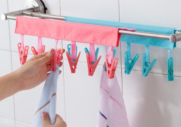 30pcs multifunctional portable cloth hanger drying rack foldable bathroom rack travel clothespin 6 clip hanger towel socks hanger clip
30pcs multifunctional portable cloth hanger drying rack foldable bathroom rack travel clothespin 6 clip hanger towel socks hanger clip
