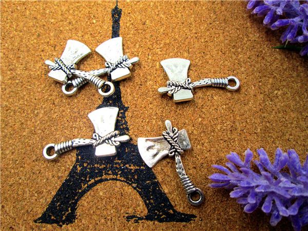 60pcs axe pendants ( double sided ) 28 x 16mm antique silver tone, Bronze;silver
60pcs axe pendants ( double sided ) 28 x 16mm antique silver tone, Bronze;silver