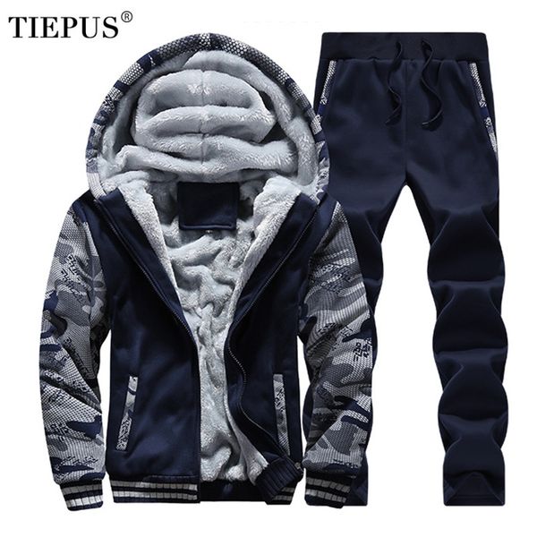 tiepus men's sets fleece sportswear sets hoodie men winter fashion camouflage sweatsuit for man tracksuit size -4xl, Gray
tiepus men's sets fleece sportswear sets hoodie men winter fashion camouflage sweatsuit for man tracksuit size -4xl, Gray