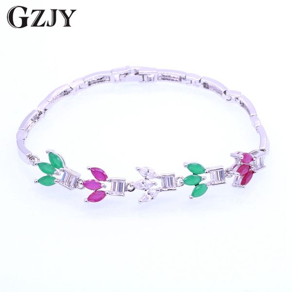 jinyao gold color chain bracelet for women girl red green zircon bangle wedding jewelry gift, Black
jinyao gold color chain bracelet for women girl red green zircon bangle wedding jewelry gift, Black