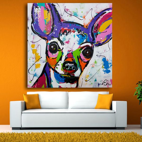 reliabli animal art prints posters cute dog colorful canvas painting wall art decor modern chihuahua thick canvas multi sizes
reliabli animal art prints posters cute dog colorful canvas painting wall art decor modern chihuahua thick canvas multi sizes