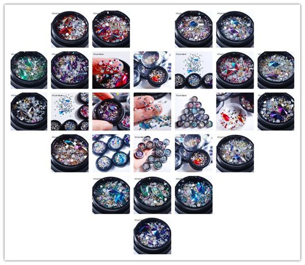 1 box of mixed style shiny 3d rhinestones colorful manicure decoration crystal stone metal bead diy nail accessories choice, Silver;gold
1 box of mixed style shiny 3d rhinestones colorful manicure decoration crystal stone metal bead diy nail accessories choice, Silver;gold