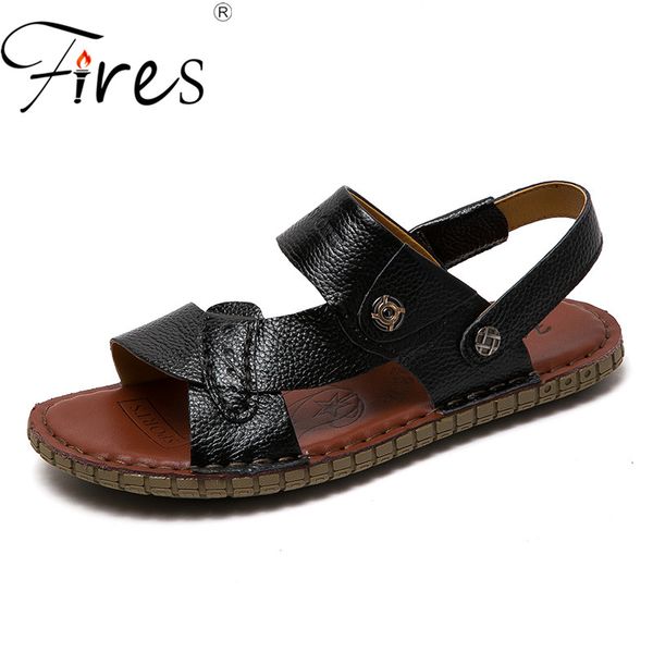 fires men's sandals breathable light flat shoes comfortable dual purpose slippers zapatos casuales de hombre man loafer shoes, Black
fires men's sandals breathable light flat shoes comfortable dual purpose slippers zapatos casuales de hombre man loafer shoes, Black