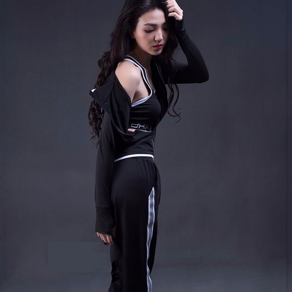 2018 women sport yoga sets for running gym sportswear sports gym elastic clothing fitness tights suit for woman sportsuits, Black;blue
2018 women sport yoga sets for running gym sportswear sports gym elastic clothing fitness tights suit for woman sportsuits, Black;blue