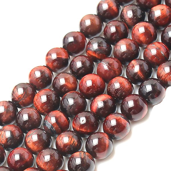 8mm wholesale natural stone beads red tiger eye round loose beads for jewelry making 15.5" pick size 4/6/8/10/12 mm, Black
8mm wholesale natural stone beads red tiger eye round loose beads for jewelry making 15.5" pick size 4/6/8/10/12 mm, Black
