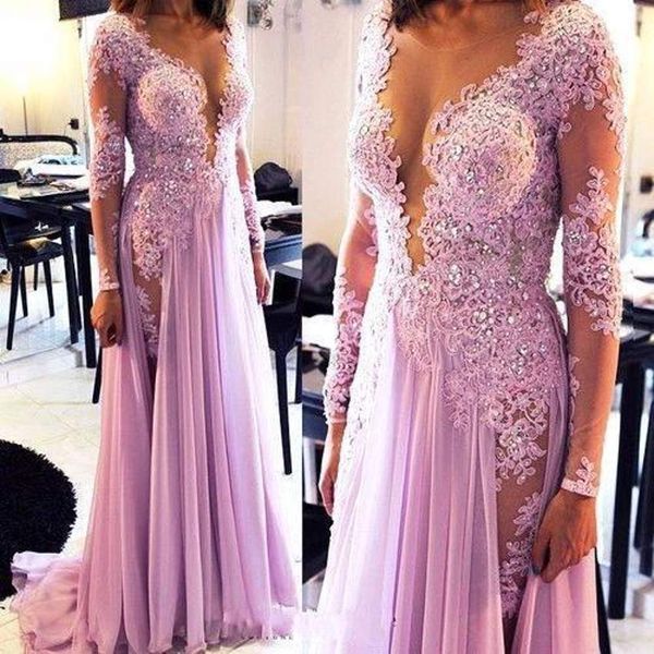 2018 new lace evening dresses long sleeve tulle appliques beaded floor length party formal deep v-neck evening gowns prom dresses, Black;red
2018 new lace evening dresses long sleeve tulle appliques beaded floor length party formal deep v-neck evening gowns prom dresses, Black;red