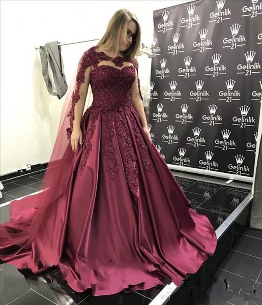 2018 luxury burgundy a line evening dresses with watteau train scoop neck beads crystals handmade flowers satin floor length prom dresses, Black;red
2018 luxury burgundy a line evening dresses with watteau train scoop neck beads crystals handmade flowers satin floor length prom dresses, Black;red