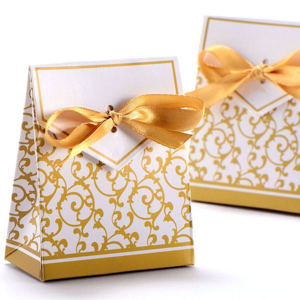 new 10pcs creative golden silver ribbon wedding favours party gift candy paper box cookie candy gift bags event party supplies
new 10pcs creative golden silver ribbon wedding favours party gift candy paper box cookie candy gift bags event party supplies