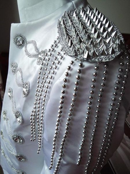 plus size stage wear suits mens blazer costume black and silver dj costume slim clothes male costumes black white color, White;black
plus size stage wear suits mens blazer costume black and silver dj costume slim clothes male costumes black white color, White;black