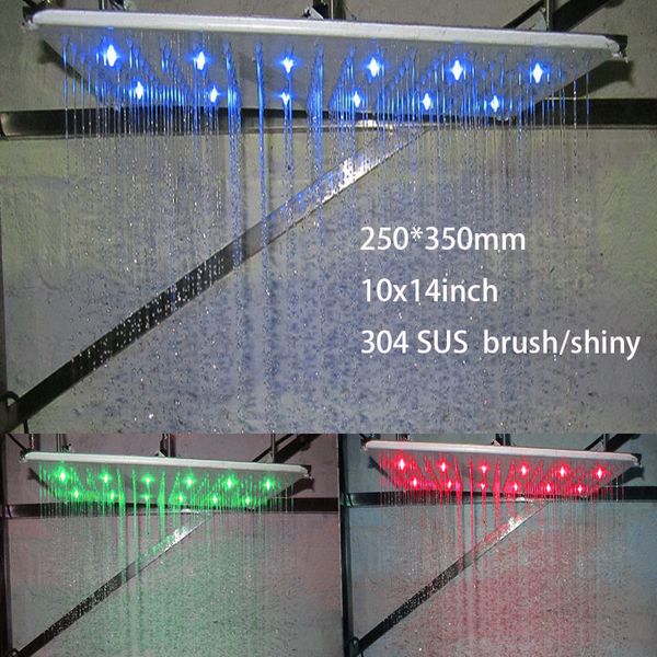modern design big size 10*14 inches 3 color changing colorful led shower head bathroom shower heads
modern design big size 10*14 inches 3 color changing colorful led shower head bathroom shower heads