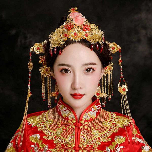 charms pink flower headdress chinese ancient wedding hair jewelry bridal step shakes women costume vintage headwear comb hairpin, Slivery;golden
charms pink flower headdress chinese ancient wedding hair jewelry bridal step shakes women costume vintage headwear comb hairpin, Slivery;golden