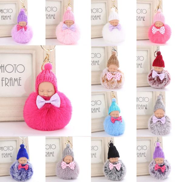cute bow sleeping doll keychain artificial rabbit fur key rings gift car handbag mobile phone key holder fitting decor 14 styles h835q, Slivery;golden
cute bow sleeping doll keychain artificial rabbit fur key rings gift car handbag mobile phone key holder fitting decor 14 styles h835q, Slivery;golden