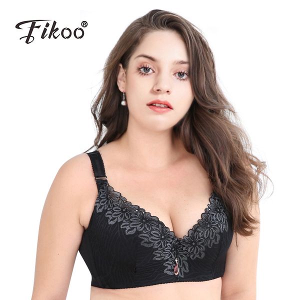 fikoo lace push up bra for women plus size full cup underwire bras with floral lace large cup brassiere #z001, Red;black
fikoo lace push up bra for women plus size full cup underwire bras with floral lace large cup brassiere #z001, Red;black