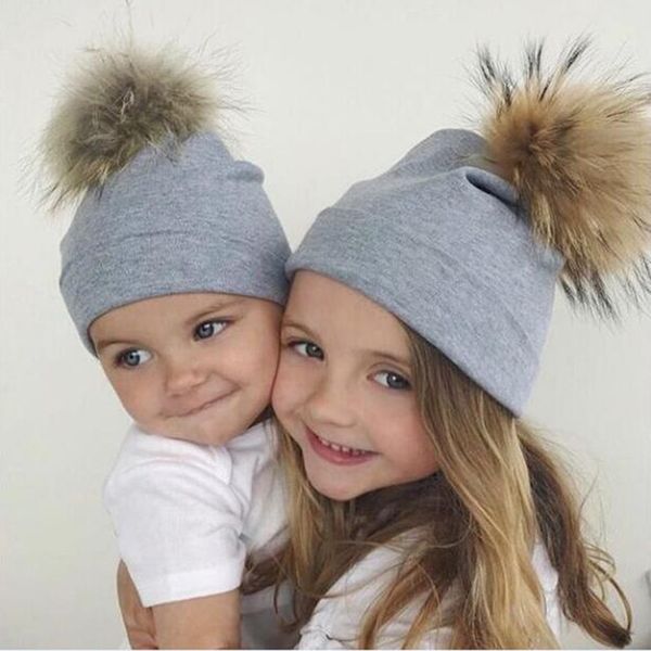 2018 new mom and baby double layer cotton hat children girl boy warm winter cute solid color fur bobble ball pompom beanies hats
2018 new mom and baby double layer cotton hat children girl boy warm winter cute solid color fur bobble ball pompom beanies hats