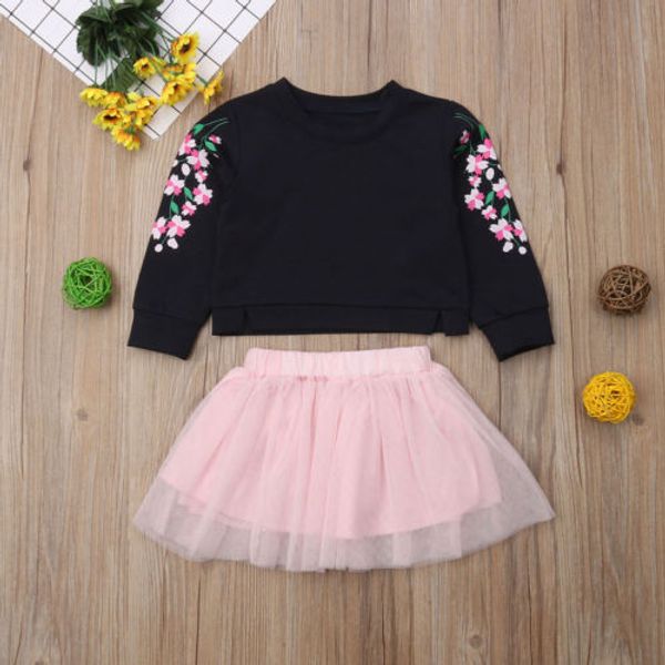 kids toddler baby girls clothing fall long sleeve floral hoodie tutu skirts tiered outfit set clothes girl 6m-5t, White
kids toddler baby girls clothing fall long sleeve floral hoodie tutu skirts tiered outfit set clothes girl 6m-5t, White