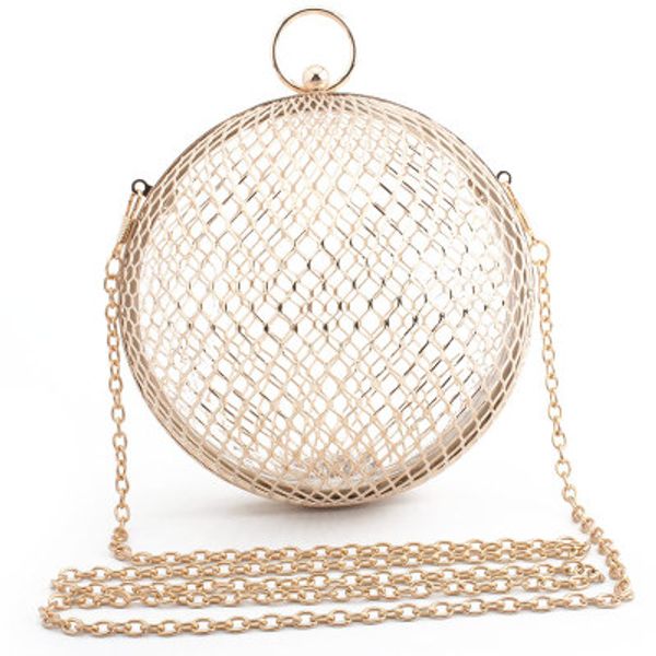 2018 New Fashion Women Messenger Bags Female Lron Net Ball Metallic Evening Bag Messenger Bag Hollow Out Day Clutches Party
2018 New Fashion Women Messenger Bags Female Lron Net Ball Metallic Evening Bag Messenger Bag Hollow Out Day Clutches Party
