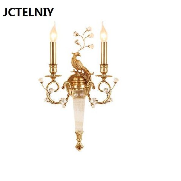 French copper crystal wall lamp crystal wall background bedroom bedside lamp luxury hotel villa corridor aisle lighting
French copper crystal wall lamp crystal wall background bedroom bedside lamp luxury hotel villa corridor aisle lighting