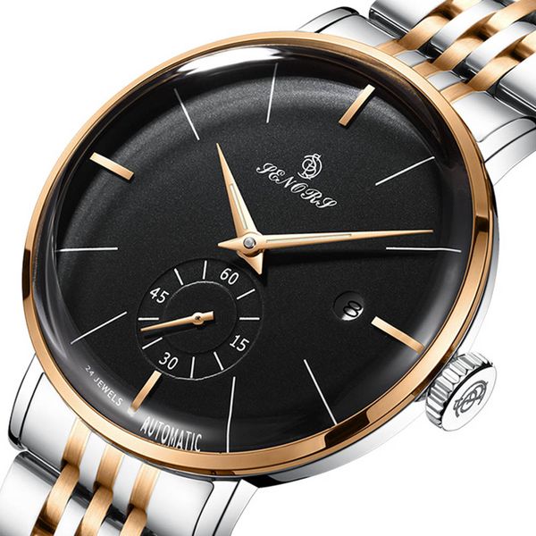 automatic mechanical watch mens watches casual stainless steel waterproof reloj wristwatch relogio masculino, Slivery;brown
automatic mechanical watch mens watches casual stainless steel waterproof reloj wristwatch relogio masculino, Slivery;brown