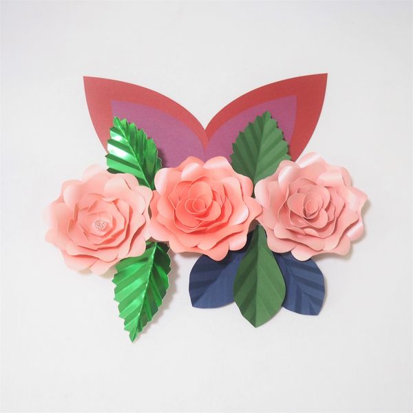 diy giant paper flowers craft artificial rose fleurs artificielles backdrop 3pcs+ 6 leave + 2 ears wall for wedding nursery decor with video
diy giant paper flowers craft artificial rose fleurs artificielles backdrop 3pcs+ 6 leave + 2 ears wall for wedding nursery decor with video