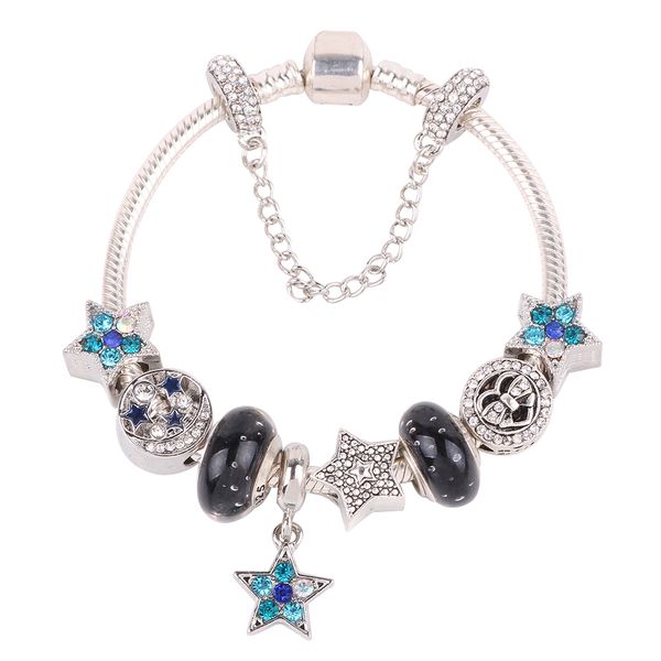 original star pendant beads series safety chain diy suitable for women bracelet jewelry fashion trend gift preferre, Black
original star pendant beads series safety chain diy suitable for women bracelet jewelry fashion trend gift preferre, Black