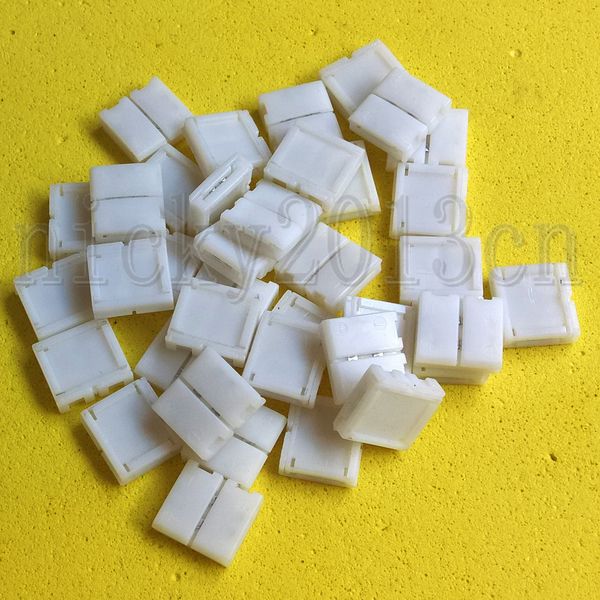 2pin 8mm 10mm connector solderless clip-on coupler connector for single color 12v 24v led strip light
2pin 8mm 10mm connector solderless clip-on coupler connector for single color 12v 24v led strip light